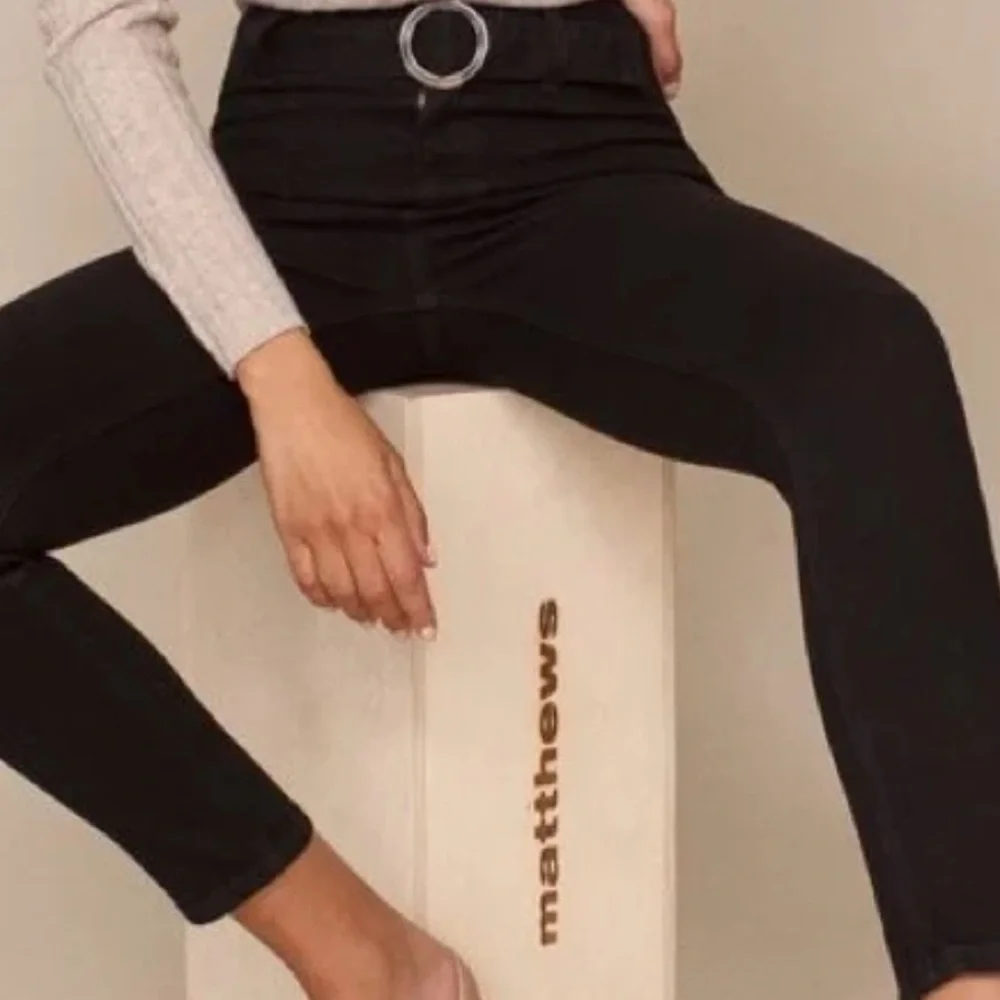 NEW NWT Reformation Marilyn Belted Ultra High Rise Skinny Jeans size 23